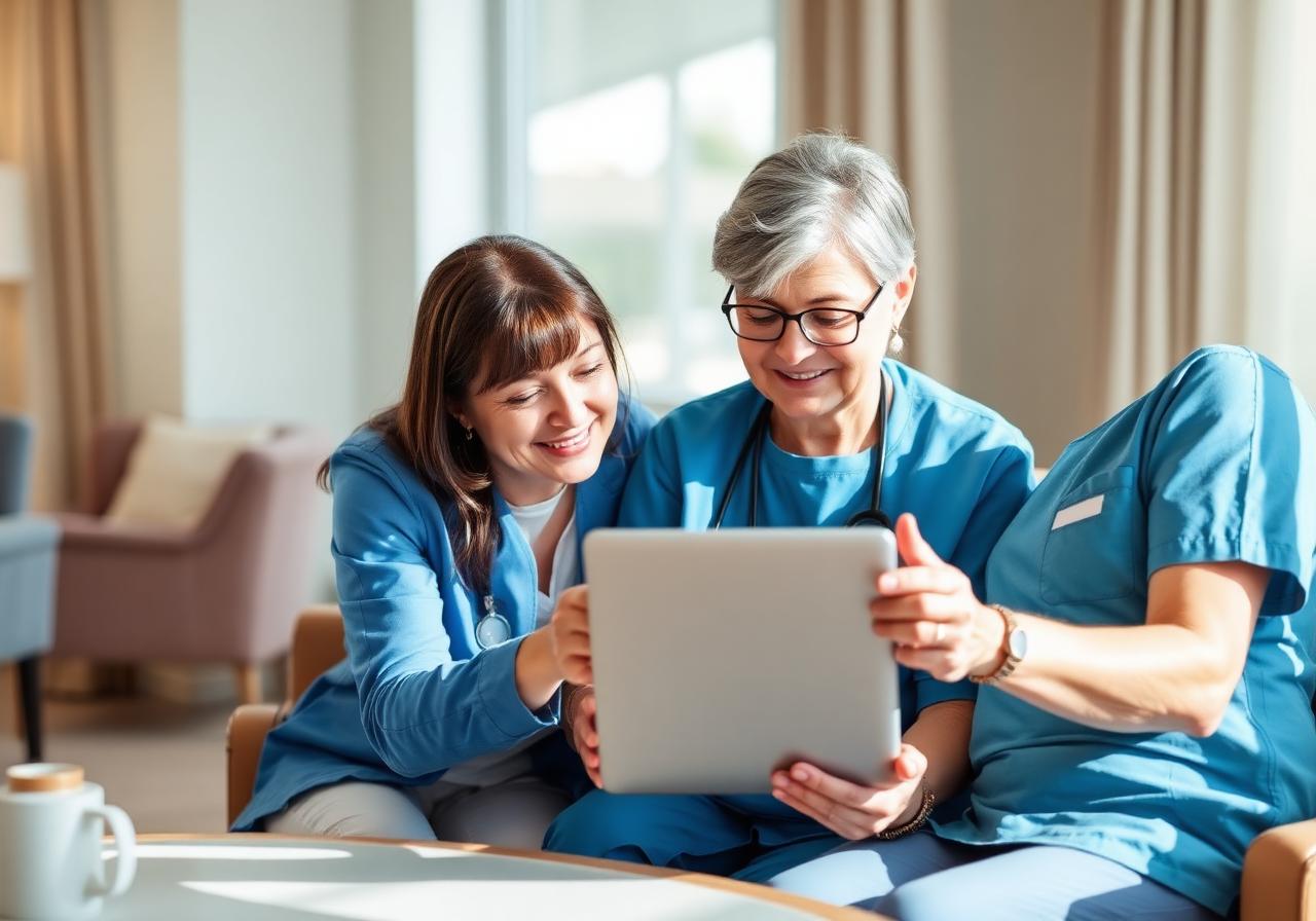 Wellnify.ai team configuring the platform with senior care staff